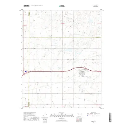 2018 Map of Canute, 2018 Print