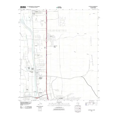 2010 Map of Canutillo, 2010 Print