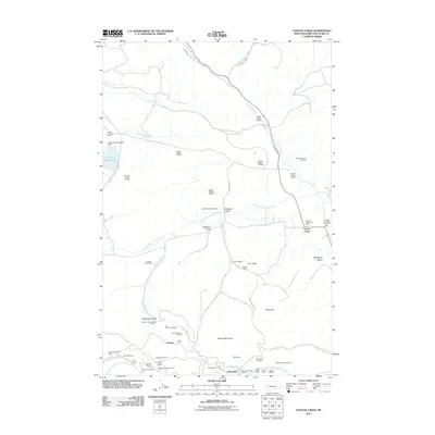 2011 Map of Canyon Creek, 2011 Print
