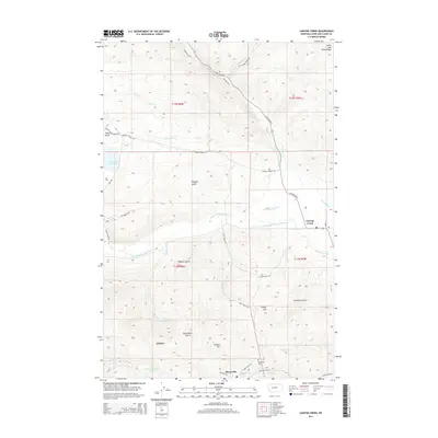 2014 Map of Canyon Creek, 2014 Print