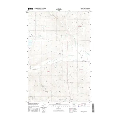 2017 Map of Canyon Creek, 2017 Print