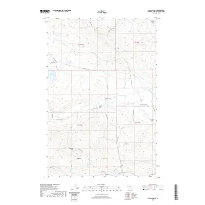2020 Map of Canyon Creek, 2020 Print