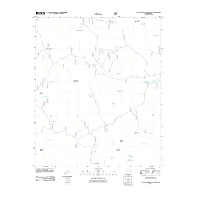 2011 Map of Canyon Creek Mountains, 2011 Print