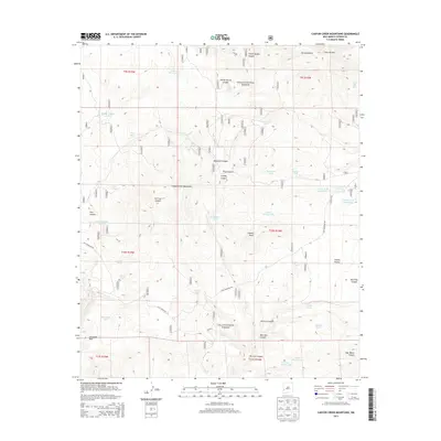 2013 Map of Canyon Creek Mountains, 2013 Print