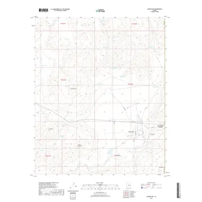 2018 Map of Canyon Day, 2018 Print