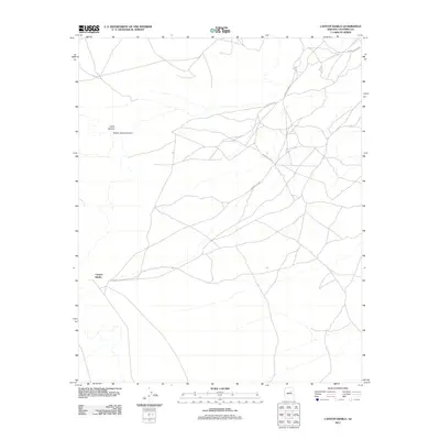 2011 Map of Canyon Diablo, 2011 Print