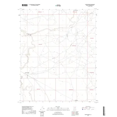 2018 Map of Canyon Diablo, 2018 Print