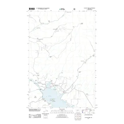 2011 Map of Canyon Ferry, 2011 Print