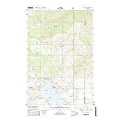 2017 Map of Canyon Ferry, 2017 Print