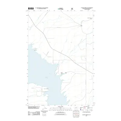 2011 Map of Canyon Ferry SE, 2011 Print