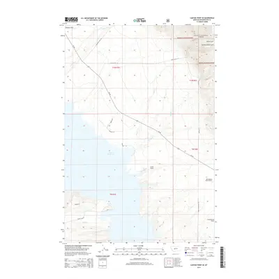 2014 Map of Canyon Ferry SE, 2014 Print