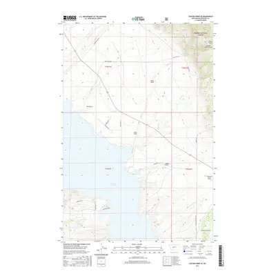 2017 Map of Canyon Ferry SE, 2017 Print