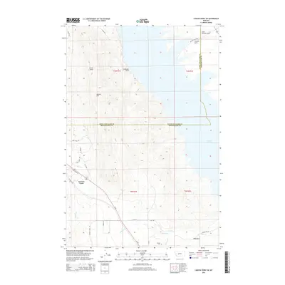 2014 Map of Canyon Ferry SW, 2014 Print