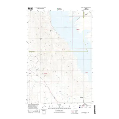 2017 Map of Canyon Ferry SW, 2017 Print