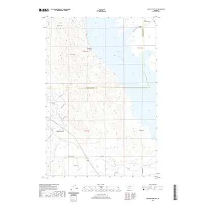 2020 Map of Canyon Ferry SW, 2020 Print