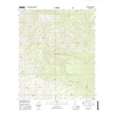 2017 Map of Canyon Hill, 2017 Print