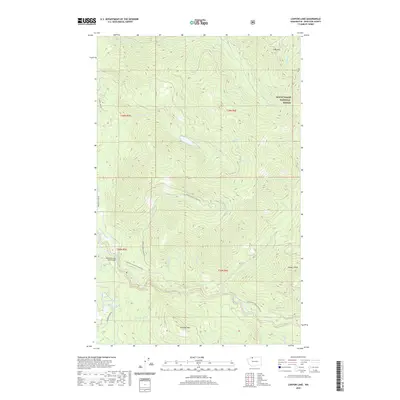 2020 Map of Canyon Lake, 2020 Print