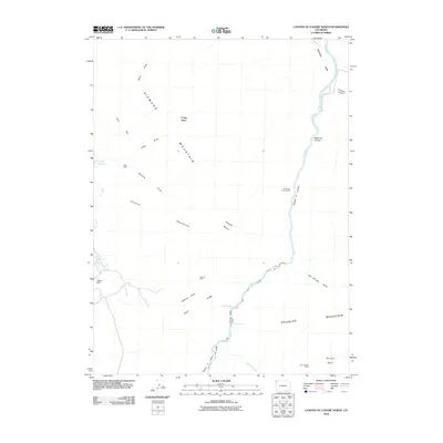 2010 Map of Canyon of Lodore North, 2010 Print