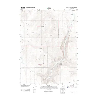 2013 Map of Canyon of Lodore North, 2013 Print