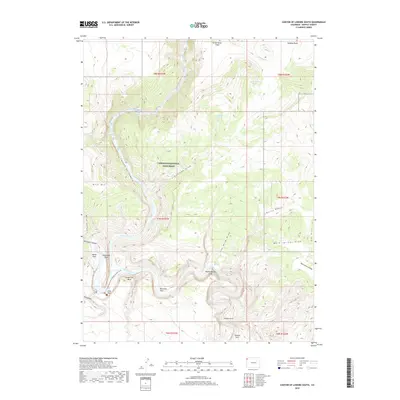 2019 Map of Canyon of Lodore South, 2019 Print