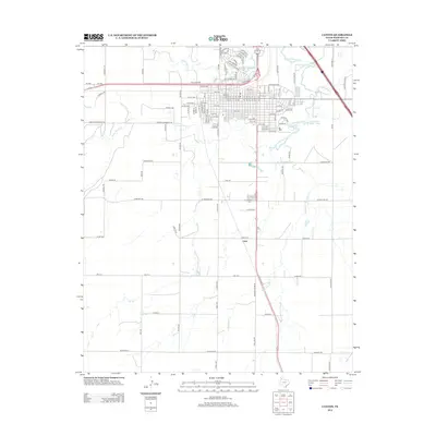 2012 Map of Canyon, 2012 Print