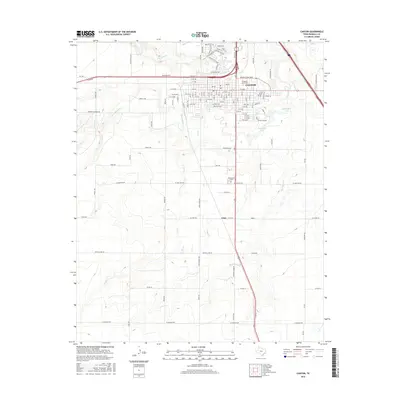 2016 Map of Canyon, 2016 Print