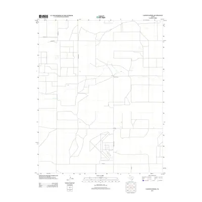 2012 Map of Canyon School, 2012 Print