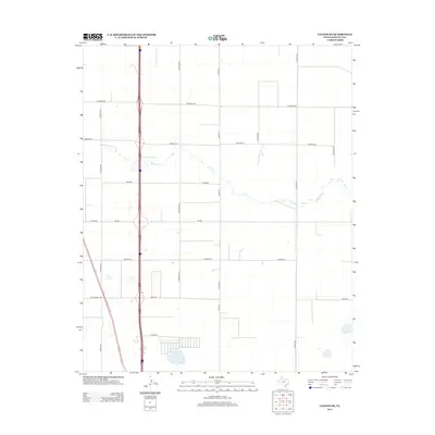 2012 Map of Canyon SE, 2012 Print