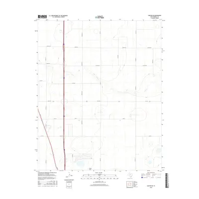 2016 Map of Canyon SE, 2016 Print