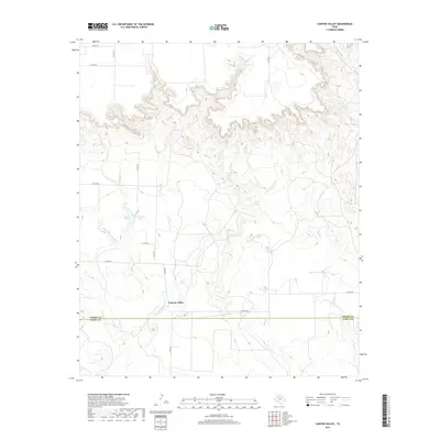 2019 Map of Canyon Valley, 2019 Print
