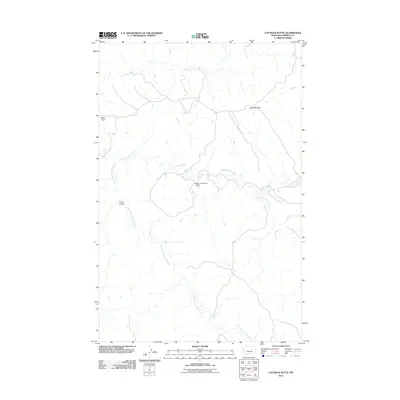 2011 Map of Cap Rock Butte, 2011 Print
