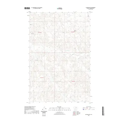 2020 Map of Cap Rock Butte, 2020 Print