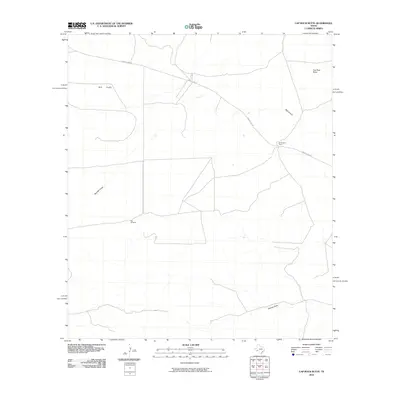 2010 Map of Cap Rock Butte, 2010 Print