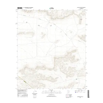 2016 Map of Cap Rock Butte, 2016 Print
