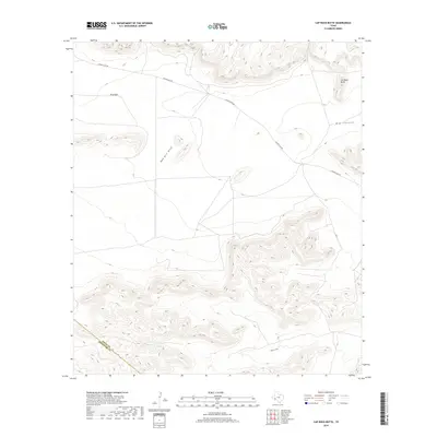 2019 Map of Cap Rock Butte, 2019 Print