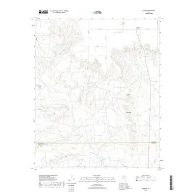 2019 Map of Cap Rock, 2019 Print