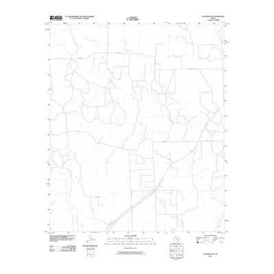 2010 Map of Cap Rock SE, 2010 Print