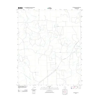 2012 Map of Cap Rock SE, 2012 Print