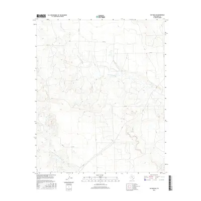 2016 Map of Cap Rock SE, 2016 Print