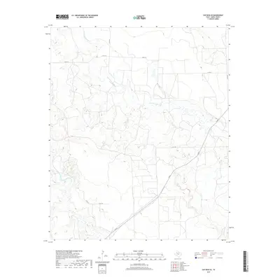 2019 Map of Cap Rock SE, 2019 Print