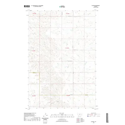 2020 Map of Cap Rock, 2020 Print