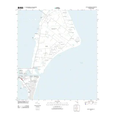 2012 Map of Cape Canaveral, 2012 Print