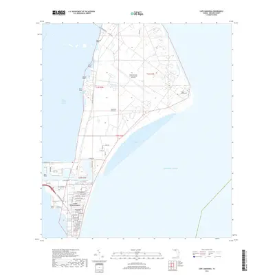 2018 Map of Cape Canaveral, 2018 Print