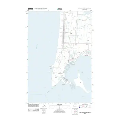 2011 Map of Cape Disappointment, 2011 Print