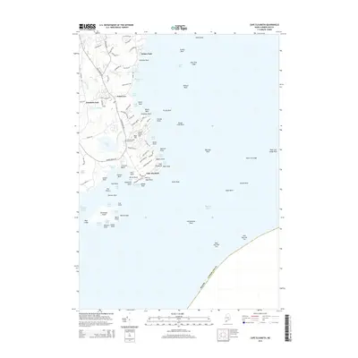2014 Map of Cape Elizabeth, 2014 Print
