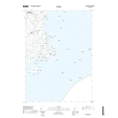 2018 Map of Cape Elizabeth, 2018 Print