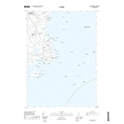 2021 Map of Cape Elizabeth, 2021 Print