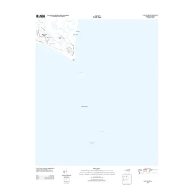2013 Map of Cape Fear, 2013 Print
