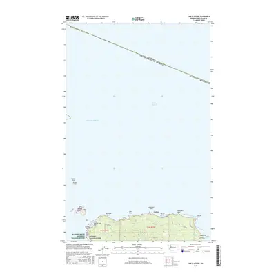 2017 Map of Cape Flattery, 2017 Print