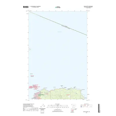 2020 Map of Cape Flattery, 2020 Print